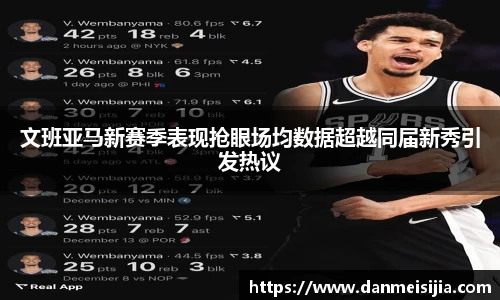 文班亚马新赛季表现抢眼场均数据超越同届新秀引发热议